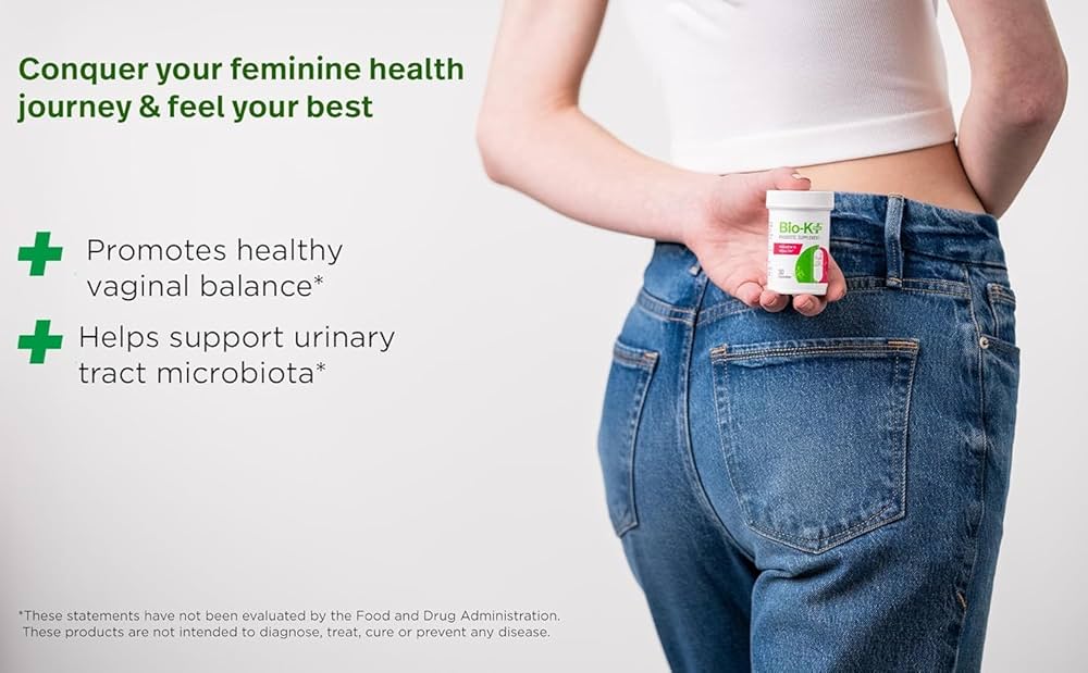Bio K+ Women’s Health – Probiotic Supplement for Women Supports Vaginal & Urinary Tract Health