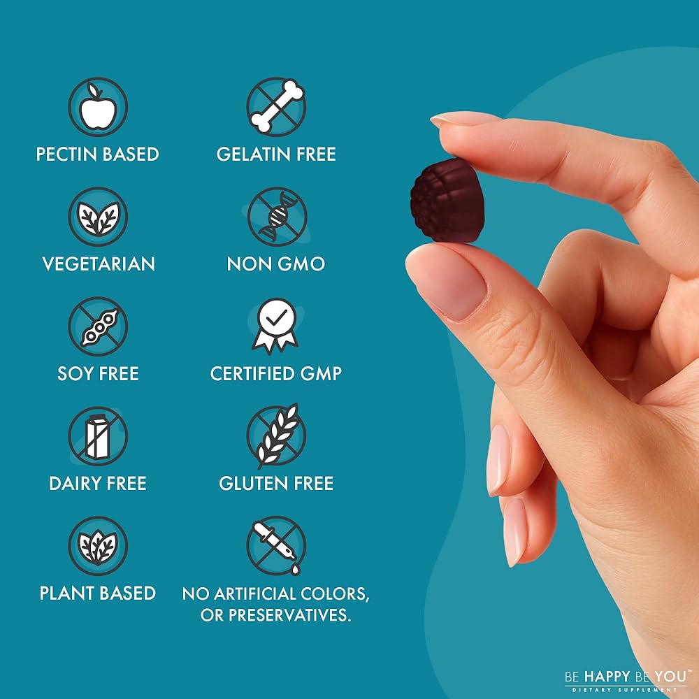 BE HAPPY BE YOU - VITAMINAS EN GOMITAS DE MAGNESIO CON L TEANINA