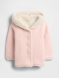 GAP BABY SHERPA - SUÉTER CON GORRO AFELPADO