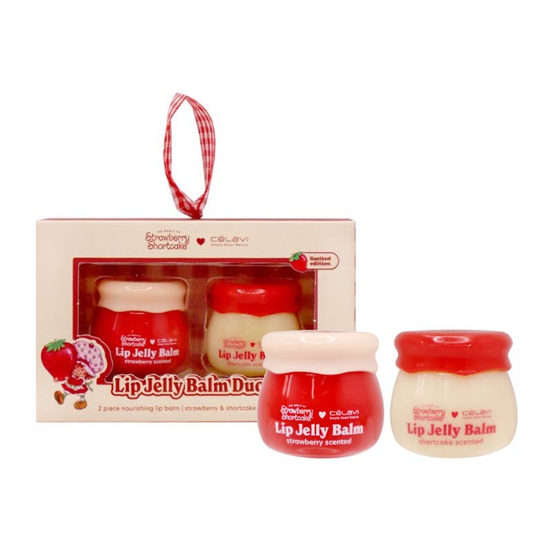 Celavi Strawberry Shortcake Lip Jelly Balm Duo