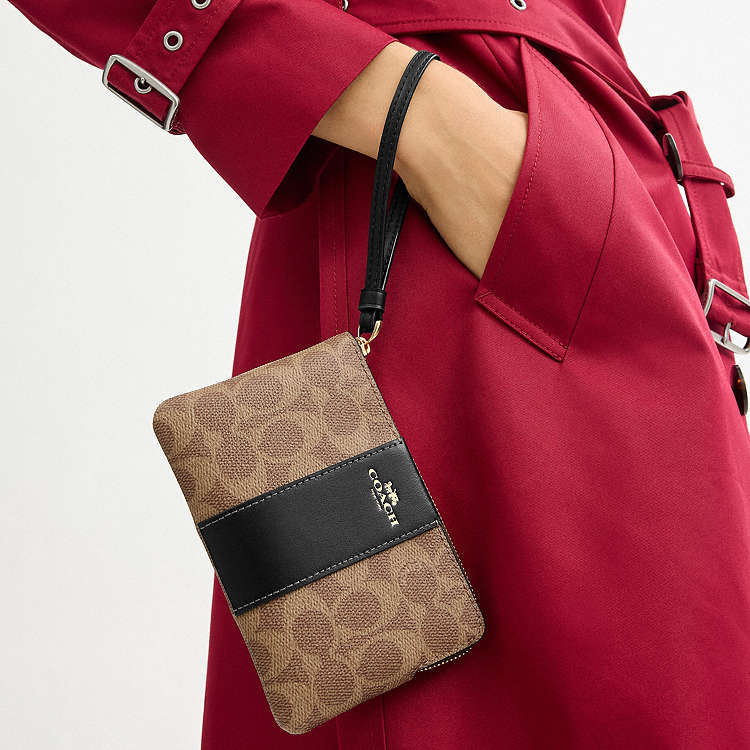 COACH - MUÑEQUERAS (CORNER ZIP WRISTLET)