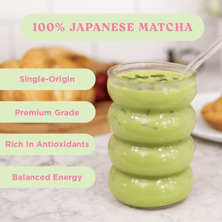 JAPANESE MATCHA - COLECCIÓN DE SABORES DE MATCHA (FRESA, LAVANDA Y VAINILLA)