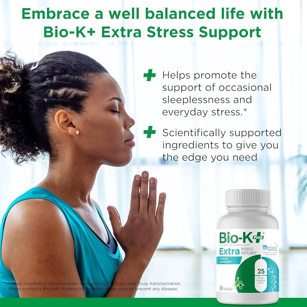 Bio K+ Extra Stress Support with Sensoril