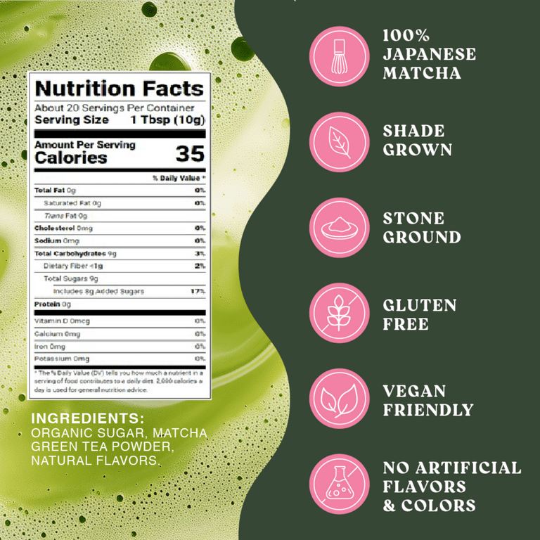 JAPANESE MATCHA - COLECCIÓN DE SABORES DE MATCHA (FRESA, LAVANDA Y VAINILLA)