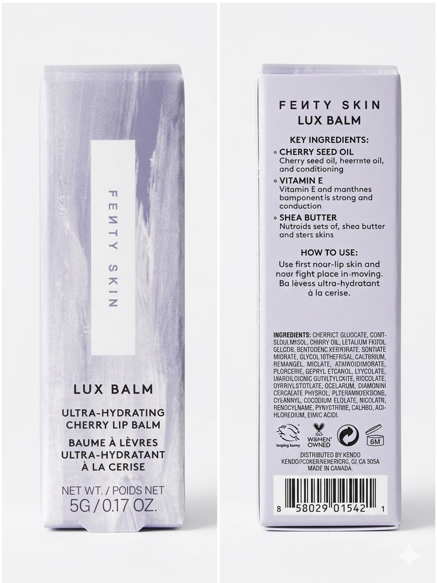 FENTY BEAUTY - BÁLSAMO LABIAL SUPER HIDRATANTE (OLOR A CEREZA)