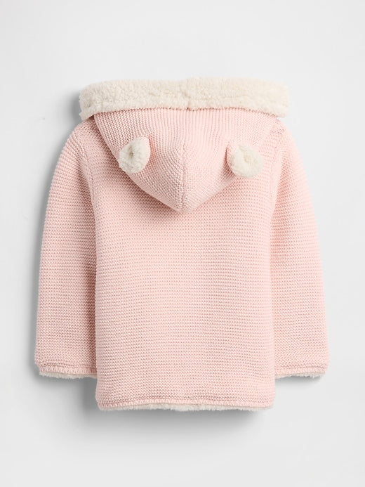 GAP BABY SHERPA - SUÉTER CON GORRO AFELPADO