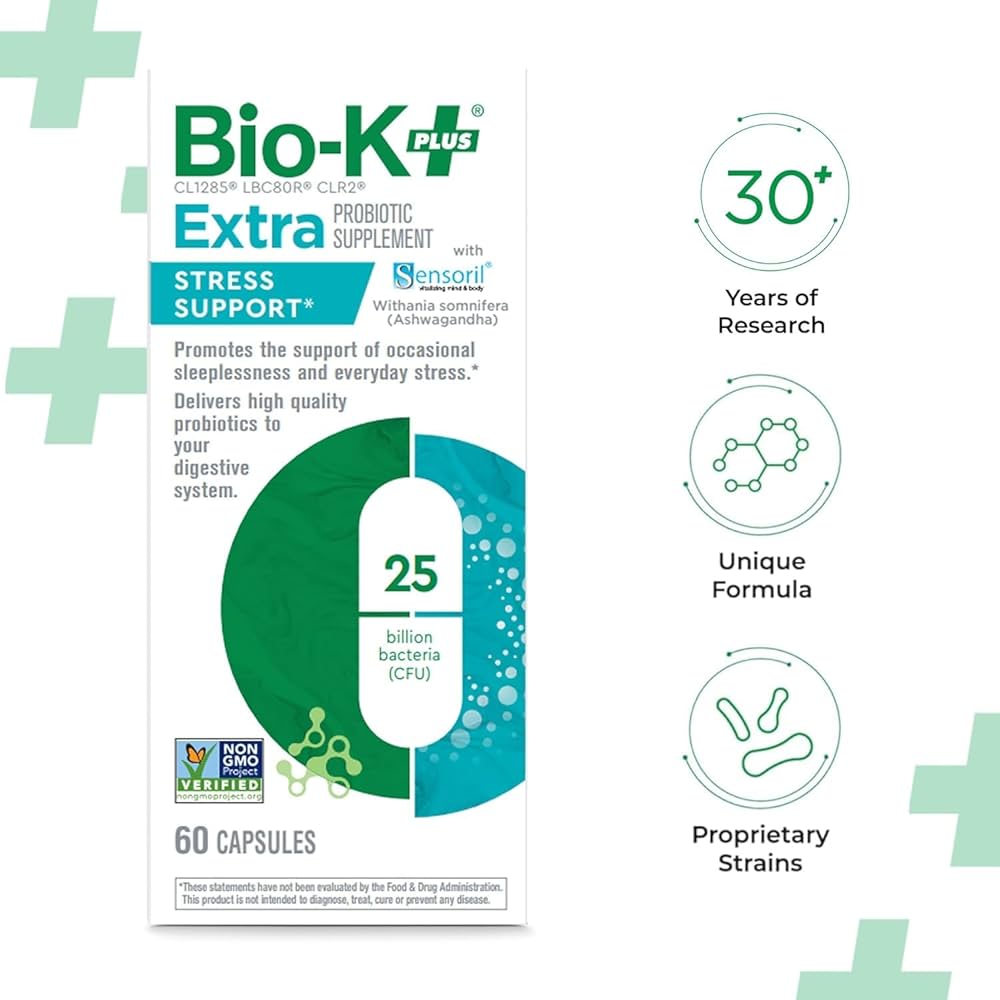 Bio K+ Extra Stress Support with Sensoril