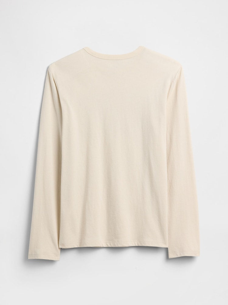 GAP KIDS - CAMISETA MANGA LARGA CON LOGO PARA NIÑO
