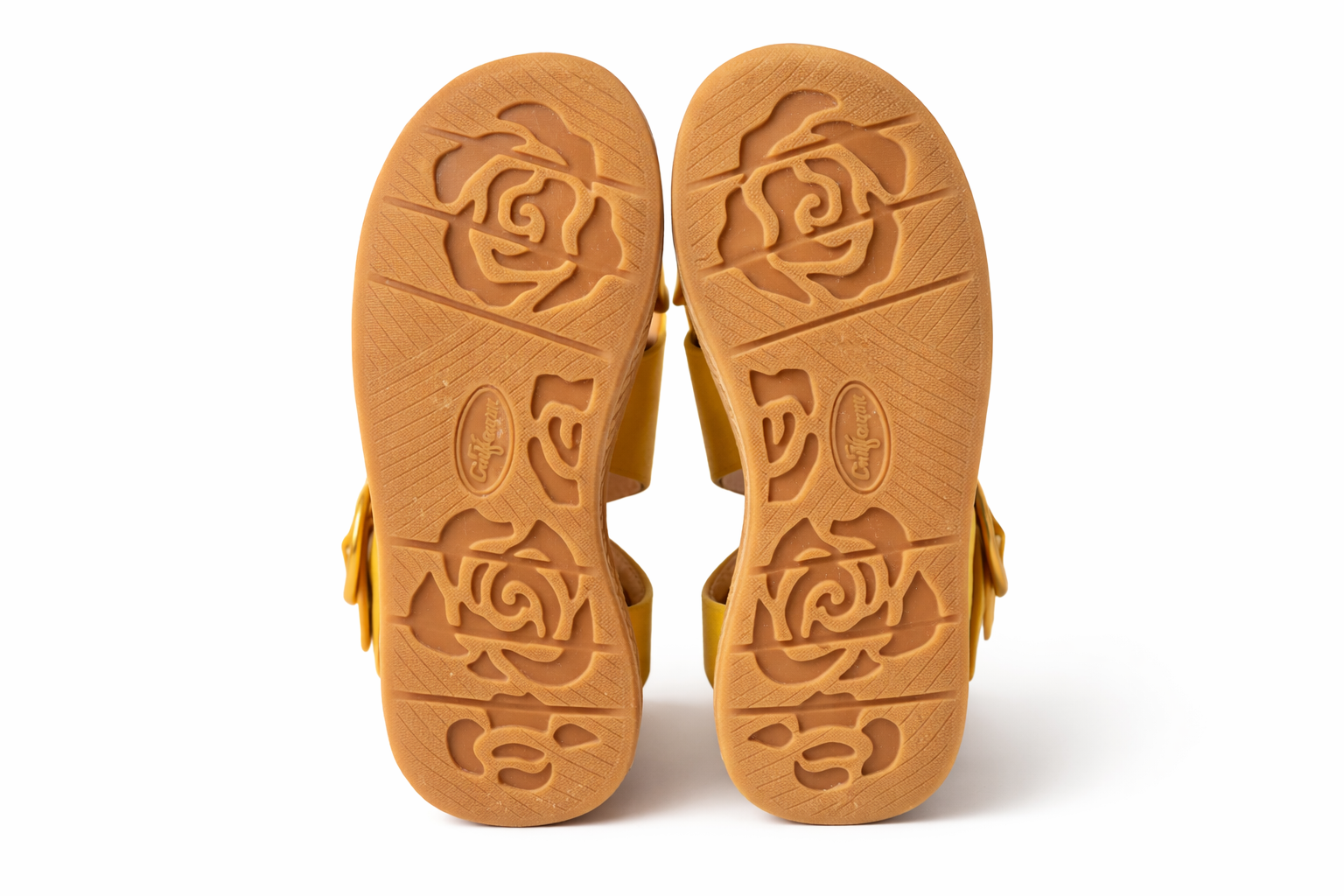 EuroSoft Finnly Womens Yellow Leather Wedge Sandal