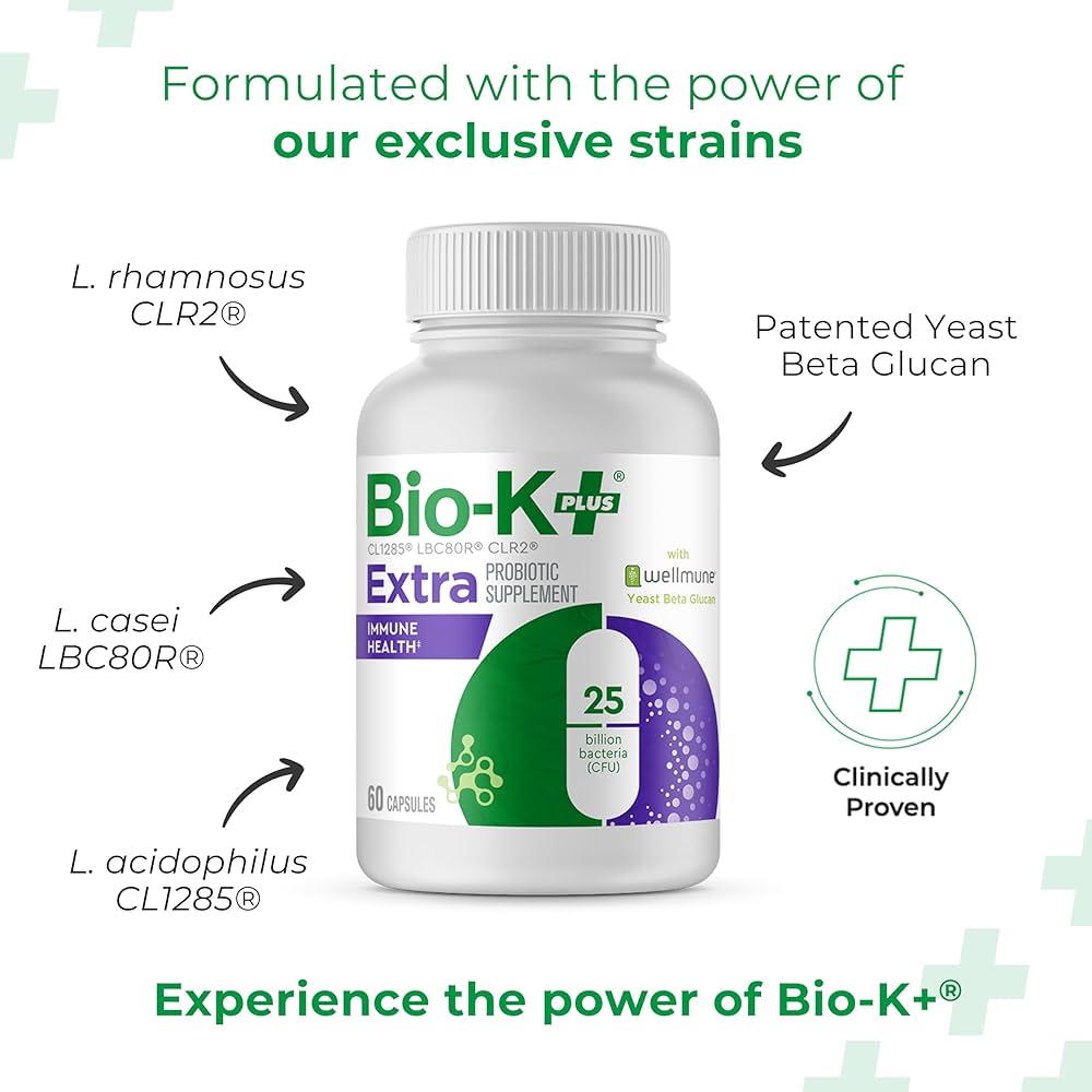 Bio K+ Vegan Probiotics for Immune Health