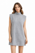 ZARA - VESTIDO GRIS CORTO PARA MUJER