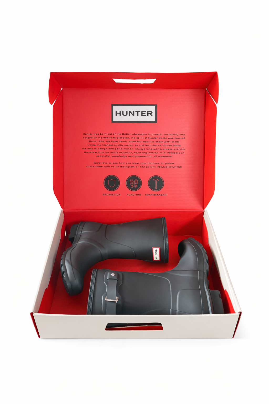 HUNTER - BOTA CORTAS PARA MUJER CONTRA AGUA