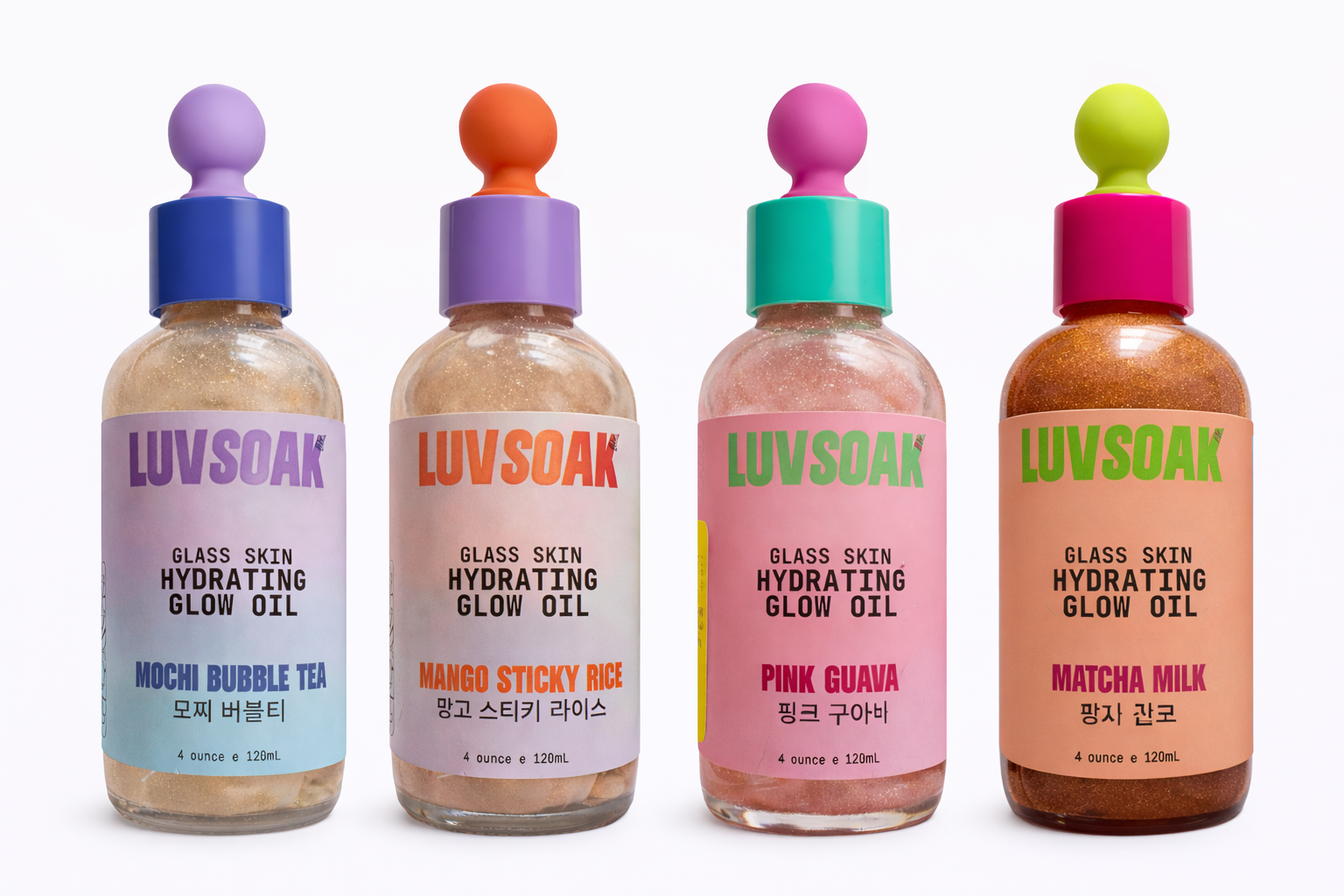 LUVSOAK - ACEITE ILUMINADOR DEL CUERPO CON AROMA