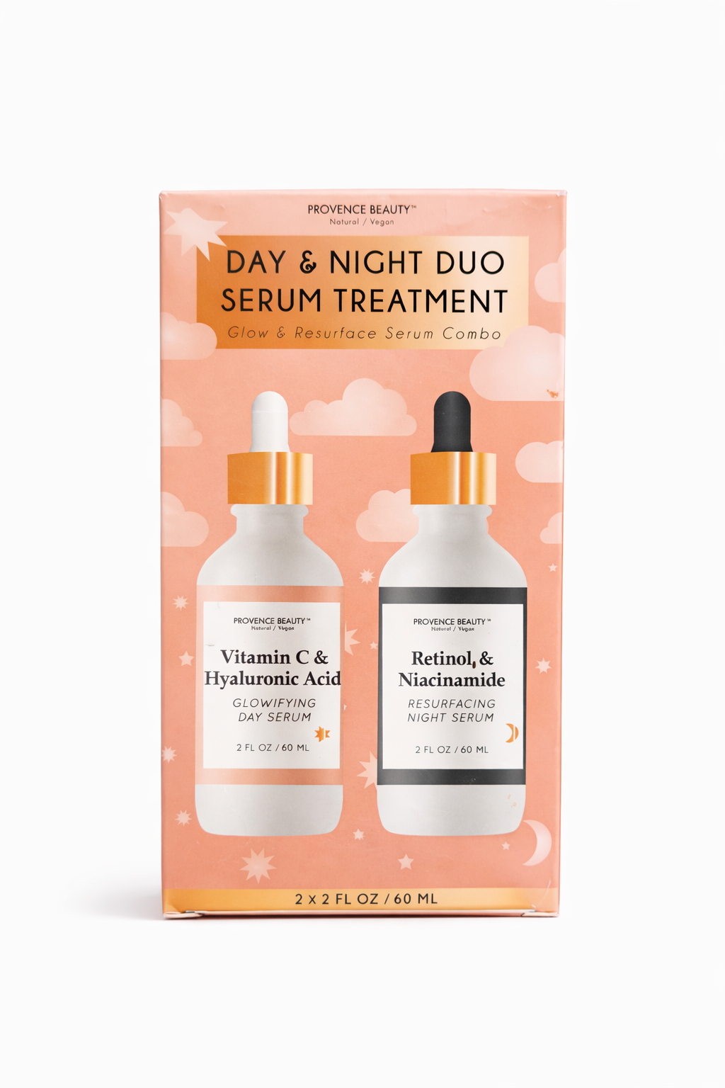 PROVENCE BEAUTY - SUERO DE DIA Y DE NOCHE (LUMINOSIDAD E HIDRATACIÓN PARA LA PIEL)
