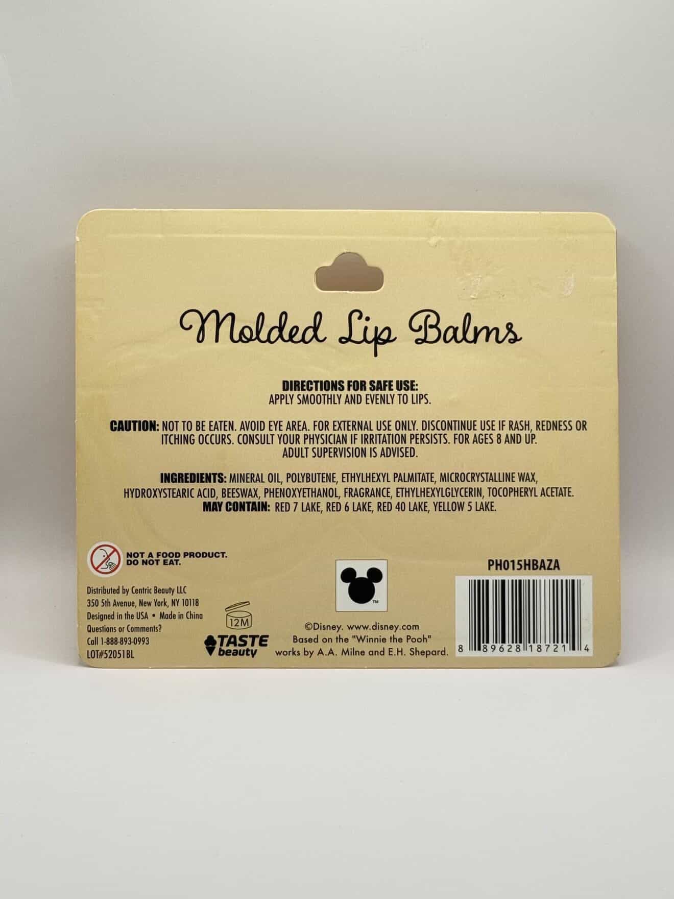 WINNIE THE POOH - HIDRATANTE DE LABIOS PARA NIÑAS