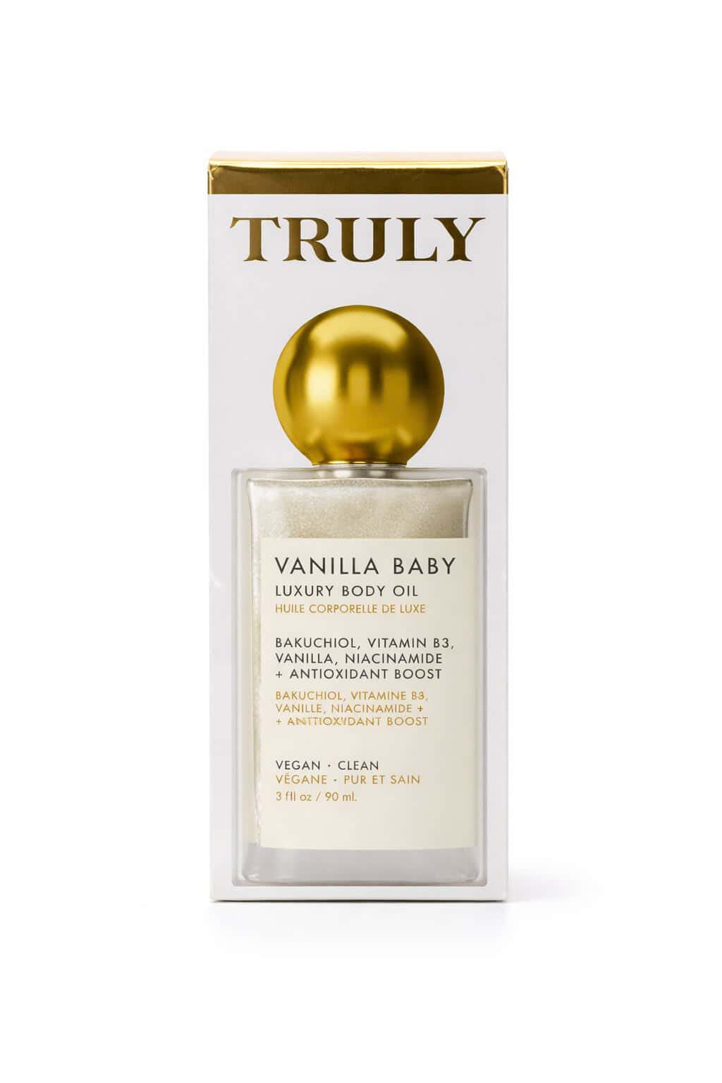 TRULY - ACEITE CORPORAL PARA BEBÉ CON OLOR A VAINILLA