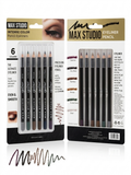 MAX STUDIO - DELINEADORES BRILLANTES PARA LOS OJOS (SET DE 6 DELINEADORES)