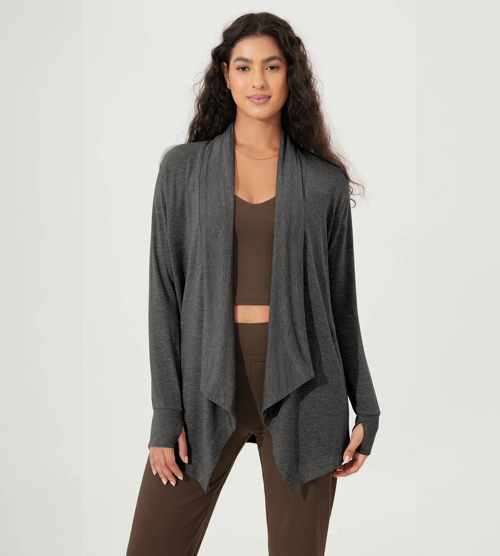 ODODOS - CARDIGAN CON BOLSILLOS PARA MUJER