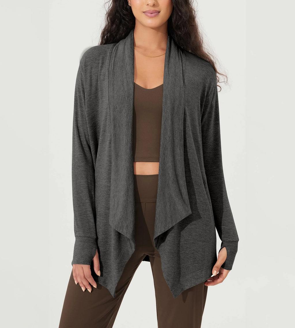 ODODOS - CARDIGAN CON BOLSILLOS PARA MUJER
