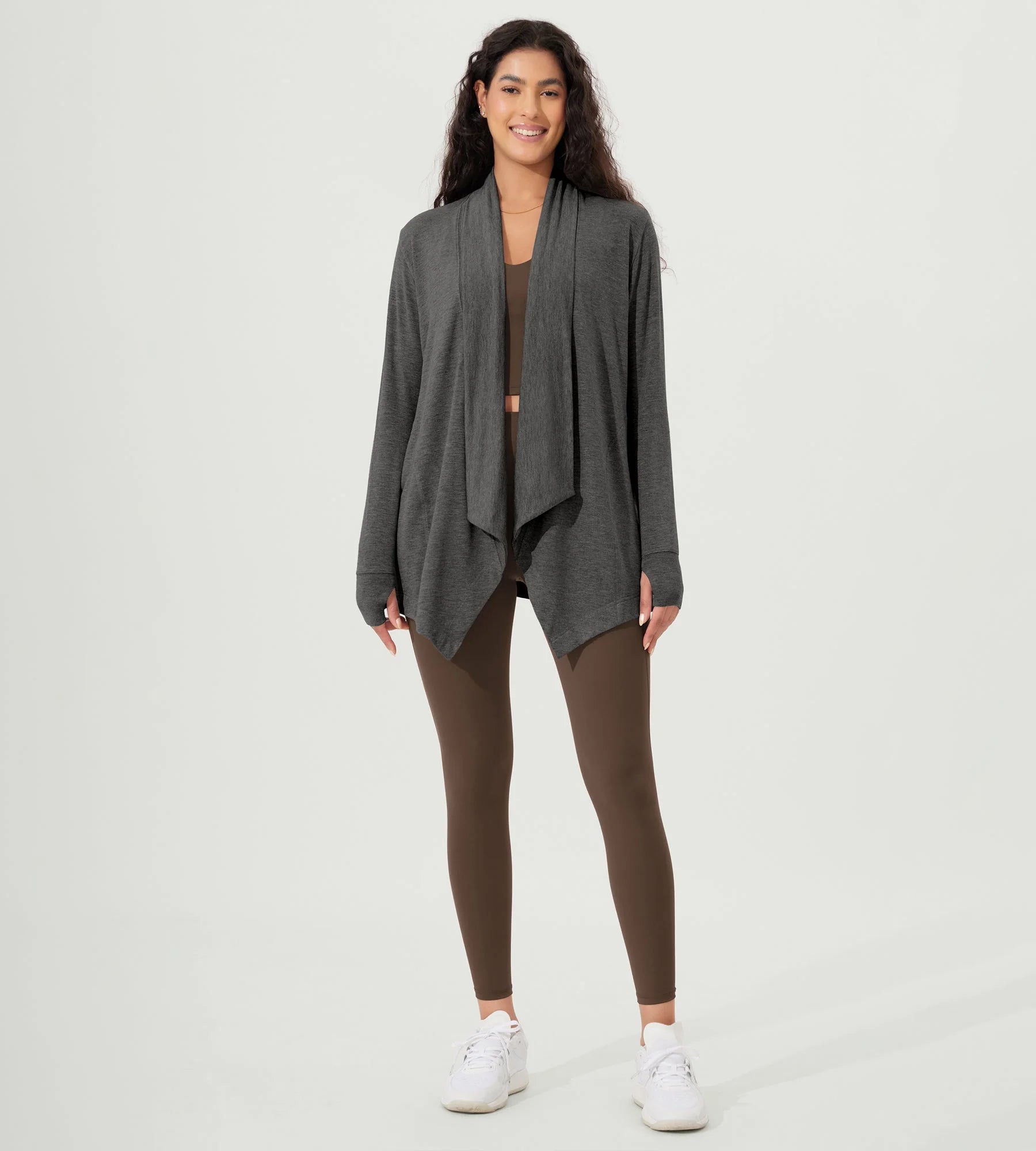 ODODOS - CARDIGAN CON BOLSILLOS PARA MUJER