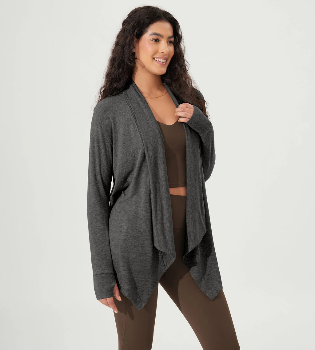 ODODOS - CARDIGAN CON BOLSILLOS PARA MUJER