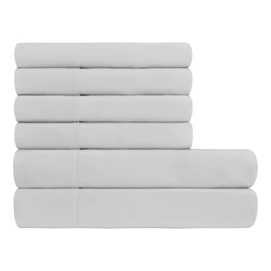 SOUTH POINT HOME FASHIONS - JUEGO DE SÁBANAS DE MICROFIBRA DE 6 PIEZAS