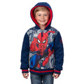 SPIDERMAN - SUDADERA CON GORRO DE PELUCHE PARA NIÑO