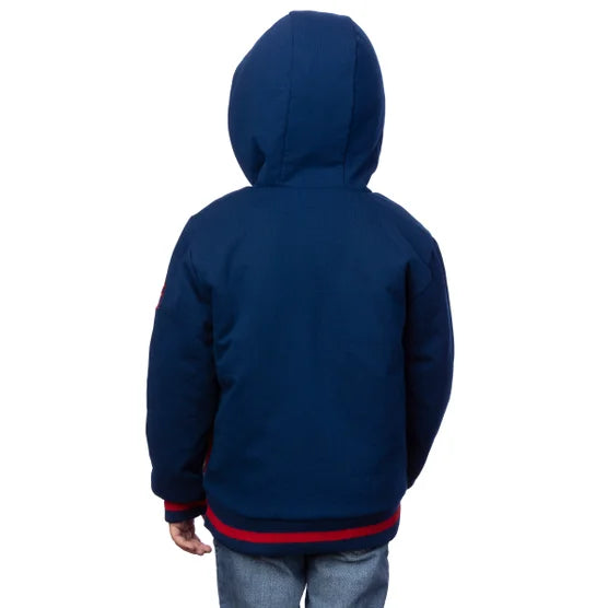 SPIDERMAN - SUDADERA CON GORRO DE PELUCHE PARA NIÑO