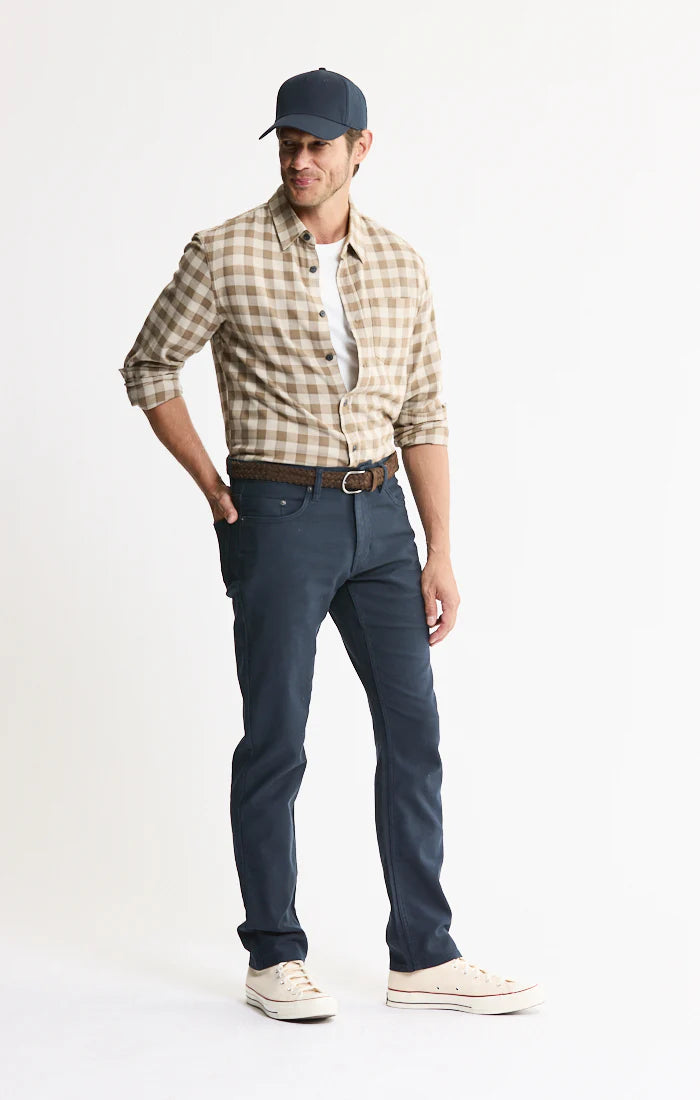 JACHS NEW YORK - PANTALÓN RECTO DE 5 BOLSILLOS Y CINTURA FLEXIBLE