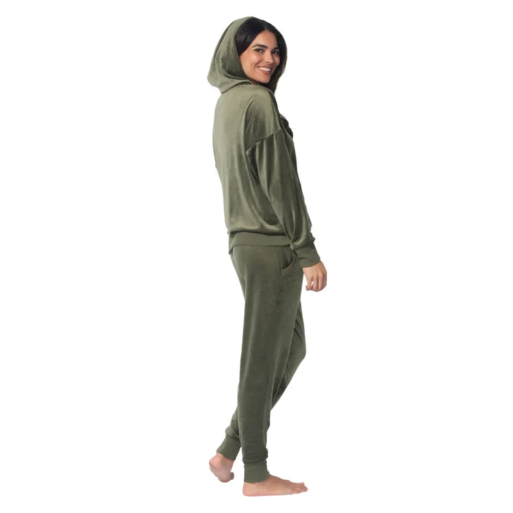 VELOUR - CONJUNTO DE SUDADERA CON GORRO Y JOGGER
