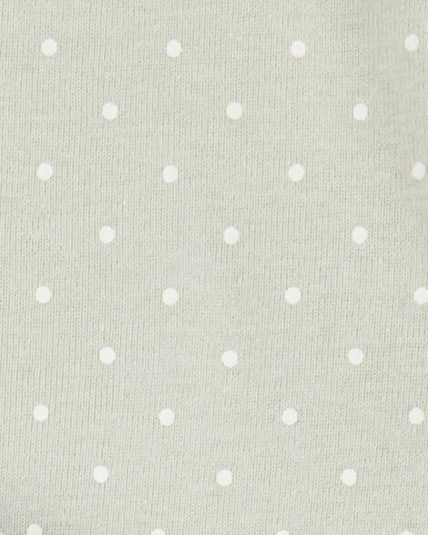CARTER’S BABY - PAÑALEROS DE MANGA CORTA CON DISEÑO FLORAL Y PUNTOS DE COLORES (5 PIEZAS PARA RECIÉN NACIDA:COLORES PRIMAVERALES)