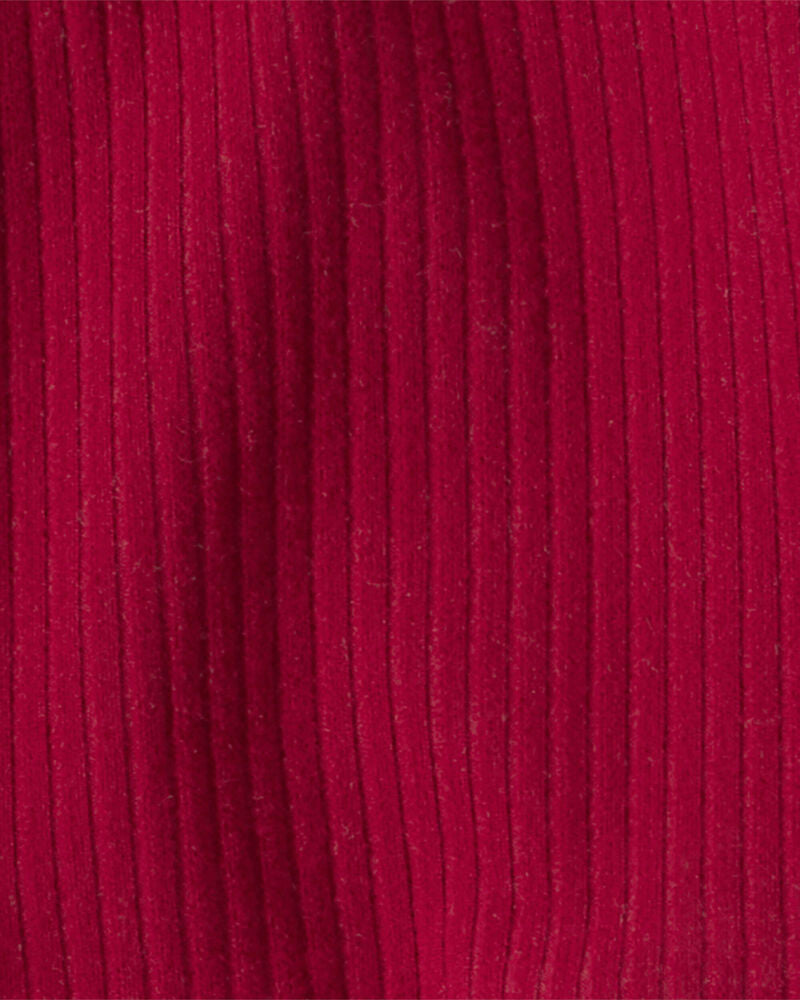 CARTER’S BABY - CONJUNTO DE PAÑALERO Y PANTALÓN DE TUL (2 PIEZAS PARA RECIEN NACIDA:COLOR ROJO)