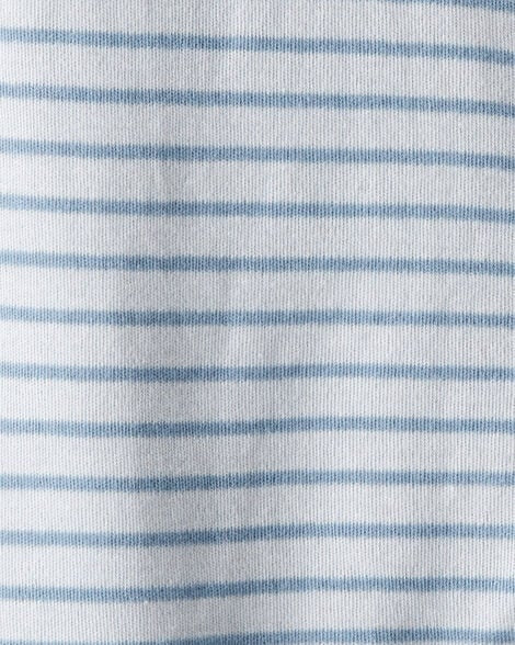 CARTER’S BABY - PIJAMA PARA DORMIR Y JUGAR 100% ALGODÓN  CON DISEÑO DE FOCA (1 PIEZA PARA BEBÉ NIÑO:COLOR AZUL)