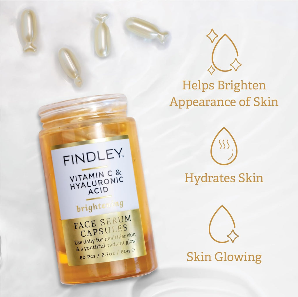 FINDLEY - SERUM EN CÁPSULAS PARA LA CARA (Vitamina C y Ácido Hialurónico)