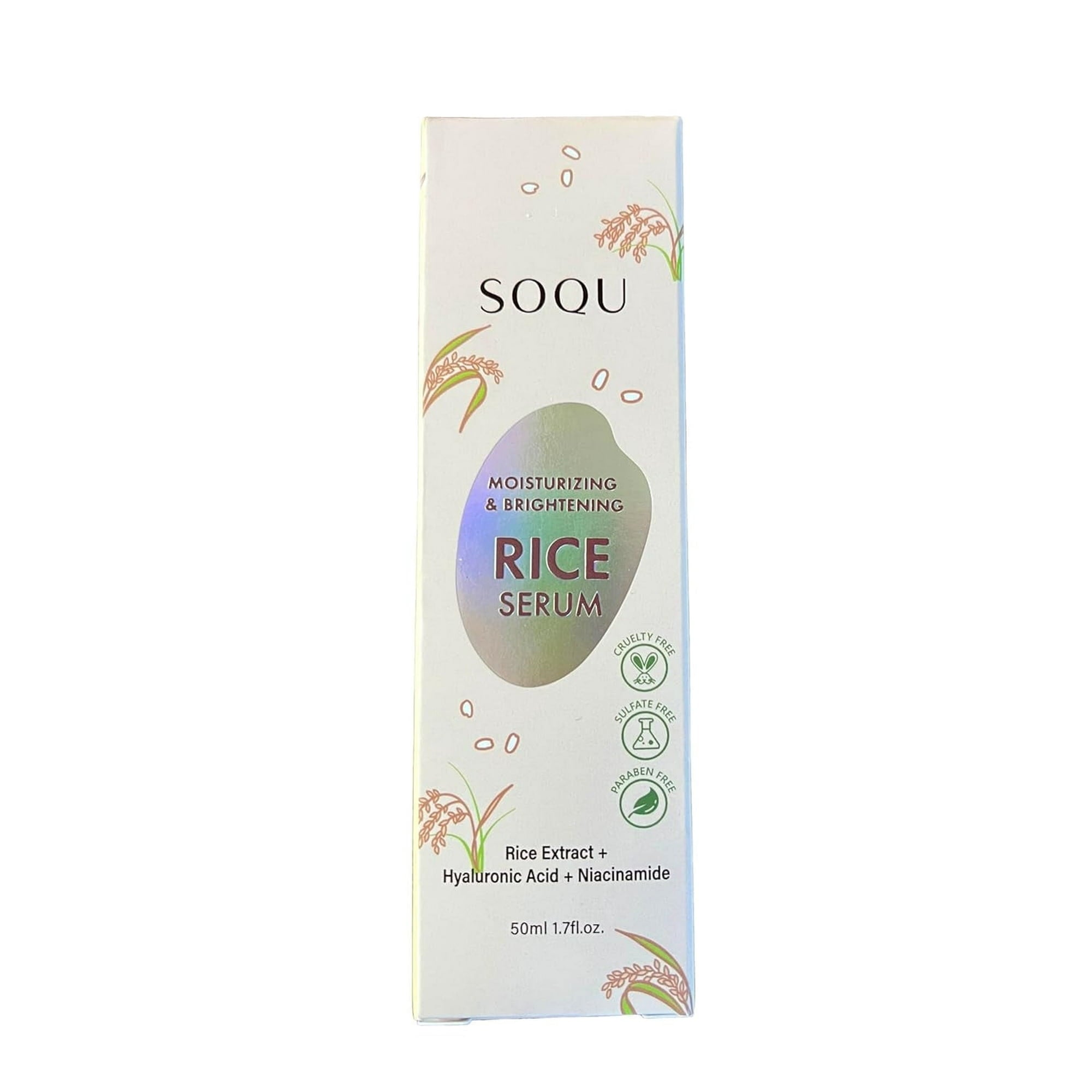 SOQU - SUERO PARA LA CARA DE ARROZ HIDRATANTE E ILUMINADOR